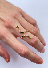 Load image into Gallery viewer, Gold Snake Ring
