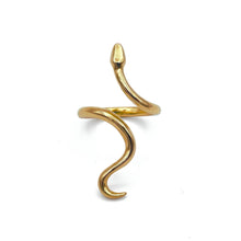 Load image into Gallery viewer, Gold Snake Ring
