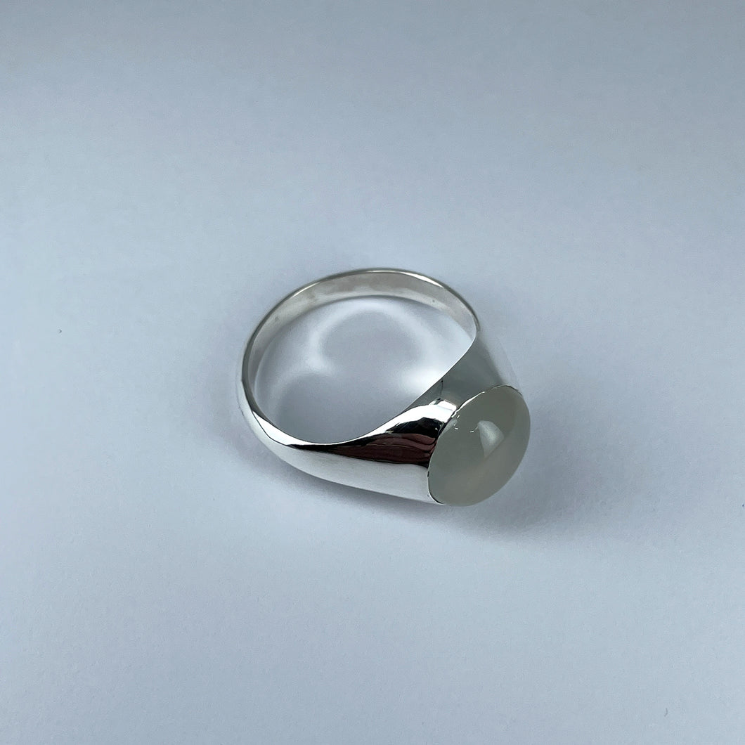 Orb Ring with Moonstone